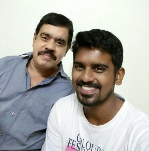 Murugan Ashwin With His Father