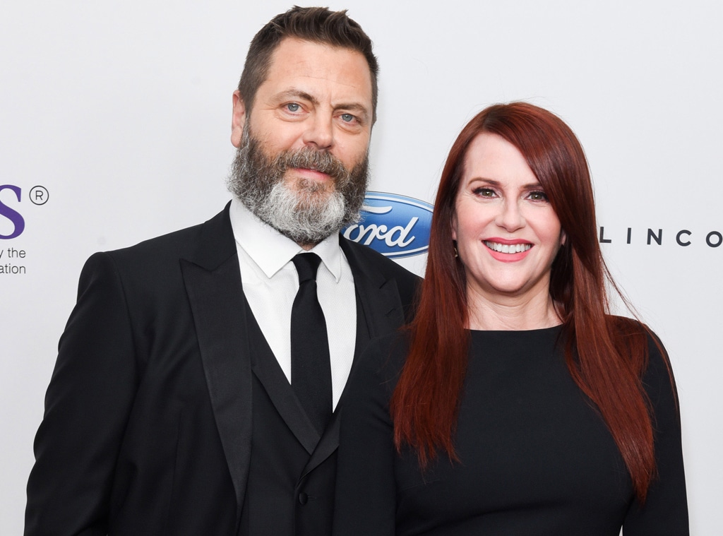 Nick Offerman With  Megan Mullally