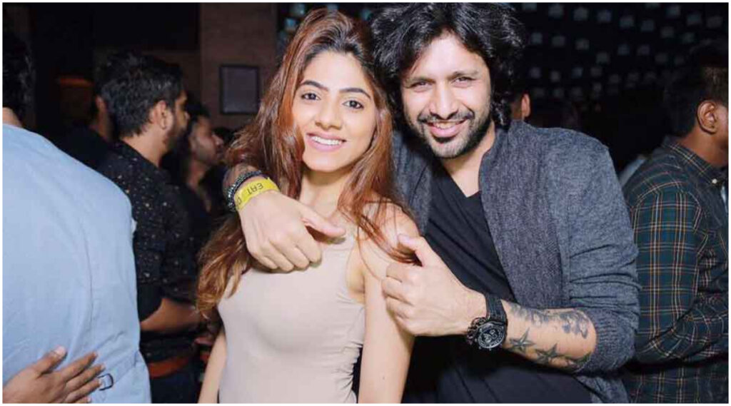 Nikki Tamboli With DJ Rohit Gida