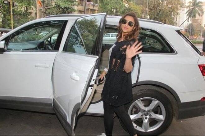 Parineeti Chopra With Her Car