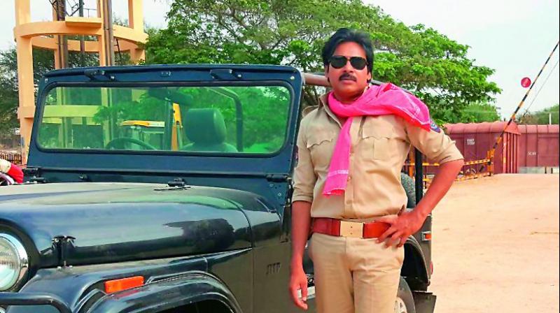 Pawan Kalyan With His Car