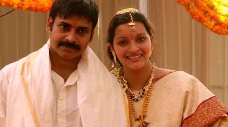 Pawan Kalyan With Renu Desai