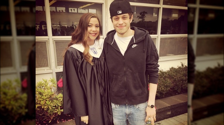 Pete Davidson With His Sister