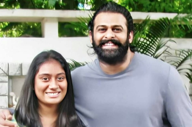 Prabhas With His Sister