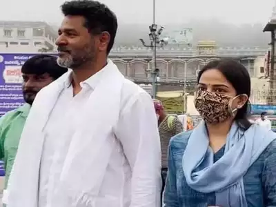 Prabhu Deva With Himani Singh ​