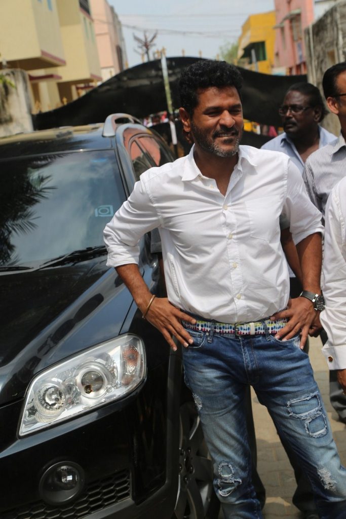 Prabhu Deva With His Car