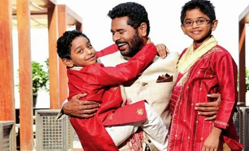 Prabhu Deva With His Son