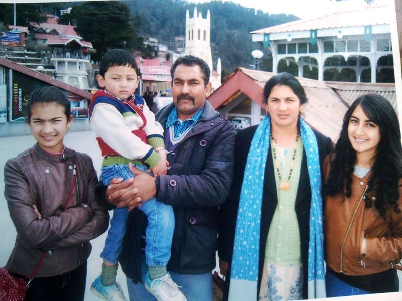 Pratibha Ranta With Her Family