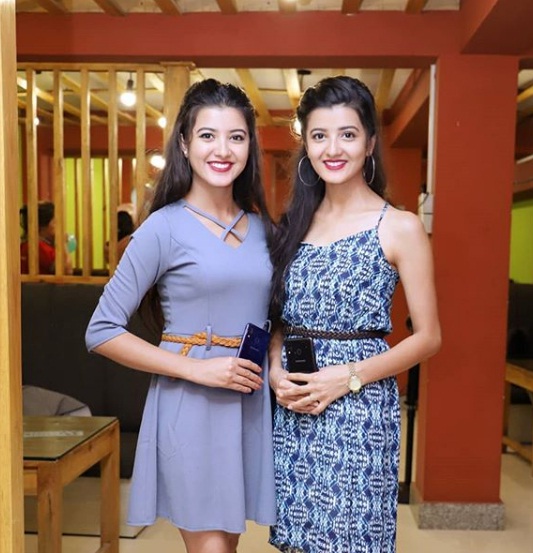 Prisma Khatiwada With Her Sister