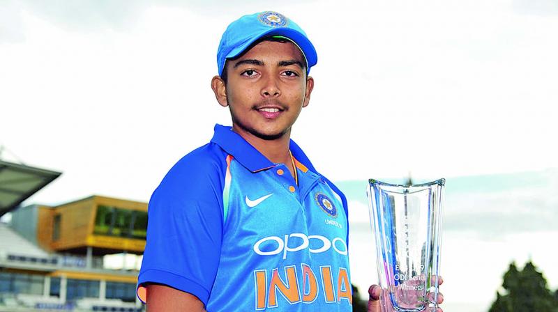 Prithvi Shaw With