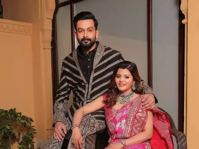 Prithviraj Sukumaran With Supriya Menon