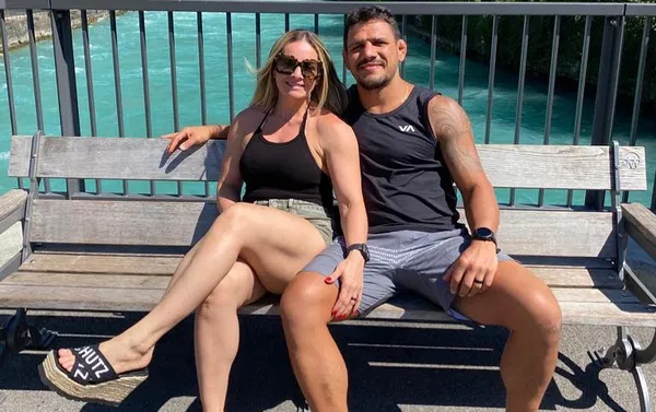 Rafael dos Anjos With Cristiane dos Anjos
