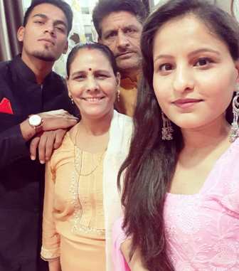 Rahul Chahar With Family