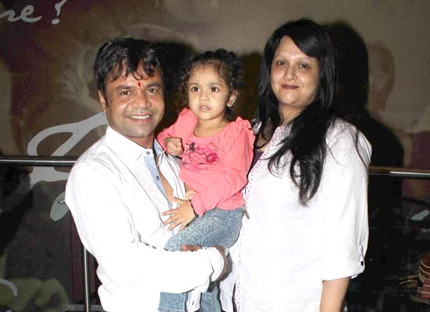 Rajpal Yadav With His Wife And Daughter