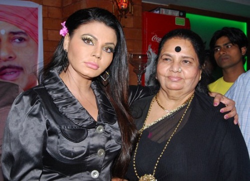 Rakhi Sawant With Her Mother