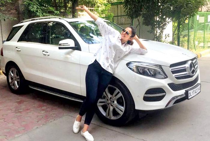 Rakul Preet Singh With Her Car