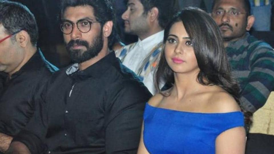 Rakul Preet Singh With Rana Daggubati