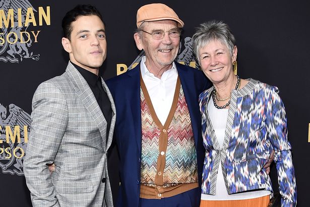 Rami Malek With His Father And Mother