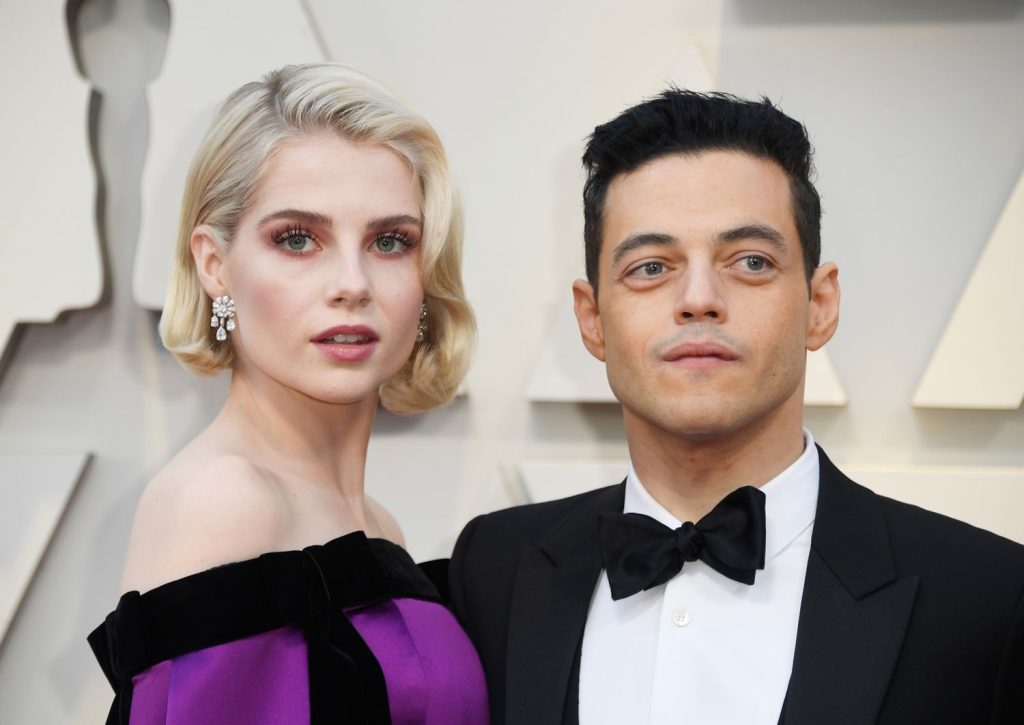 Rami Malek With Lucy Boynton