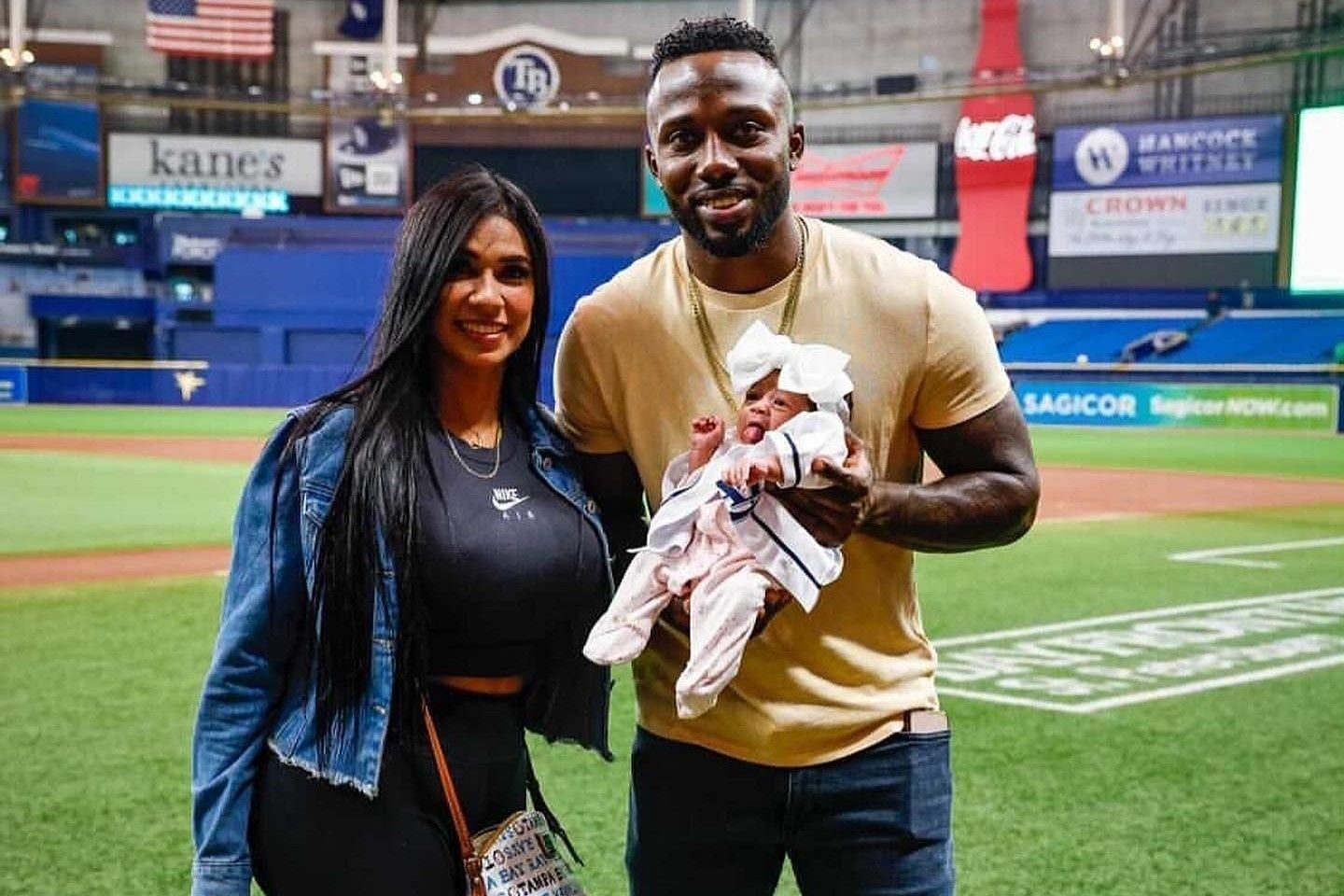 Randy Arozarena With Cenelia Pinedo Blanco