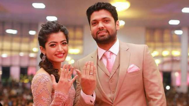 Rashmika Mandanna With Rakshit Shetty (Ex-Fiance)