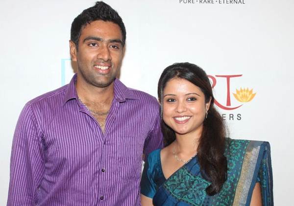 Ravichandran Ashwin With Narayanan Prithi