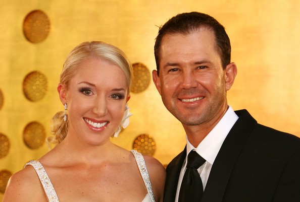 Ricky Ponting With Rianna Jennifer Cantor