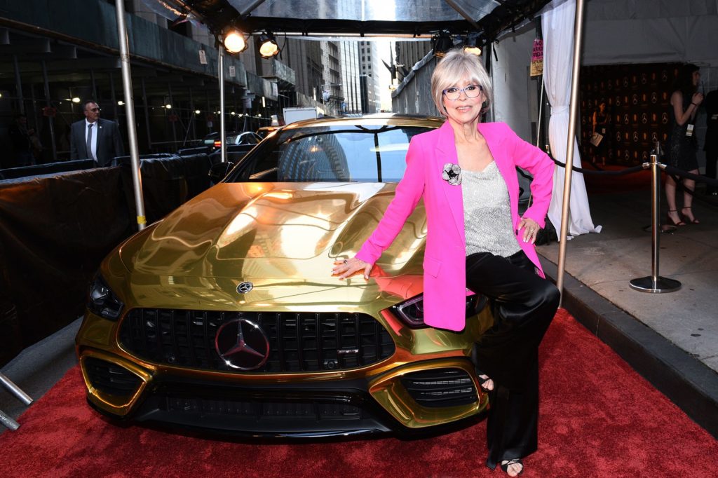 Rita Moreno With Her Car