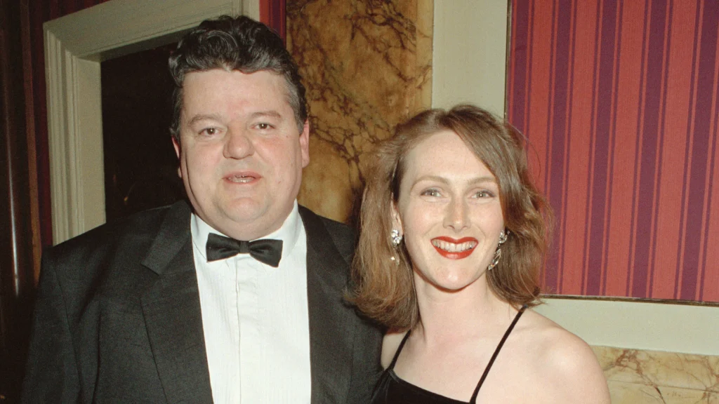 Robbie Coltrane With Rhona Gemmell