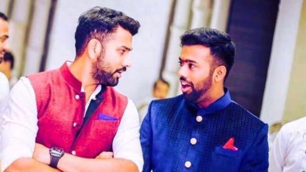 Rohit Sharma With Vishal Sharma