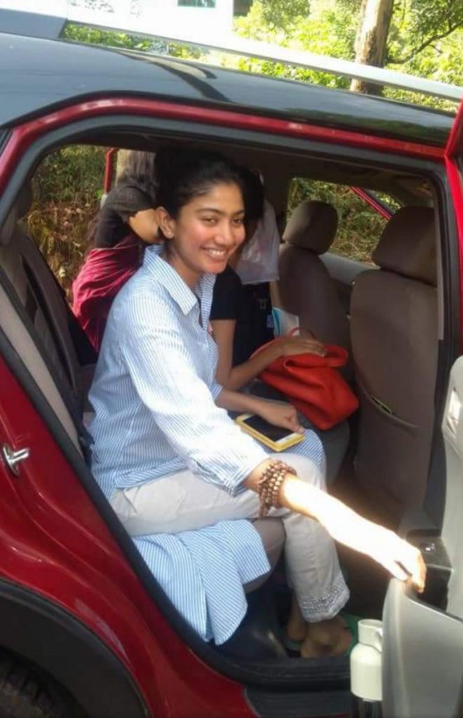 Sai Pallavi With Her Car