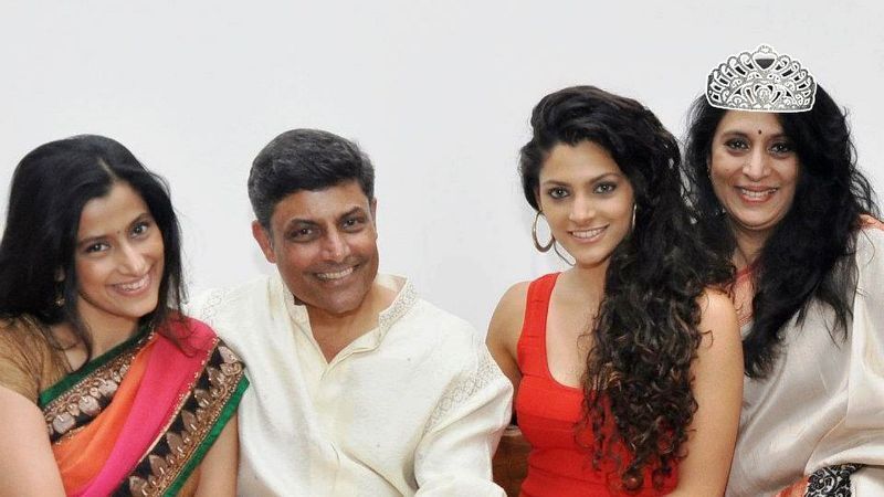 Saiyami Kher With Her Family