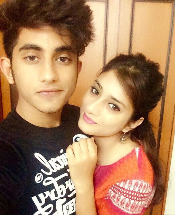 Salman Zaidi With His Sister