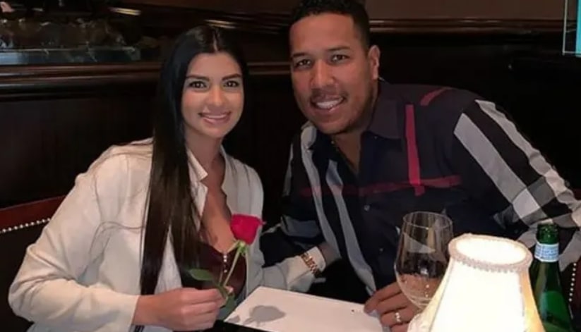 Salvador Perez With Maria Gabriela