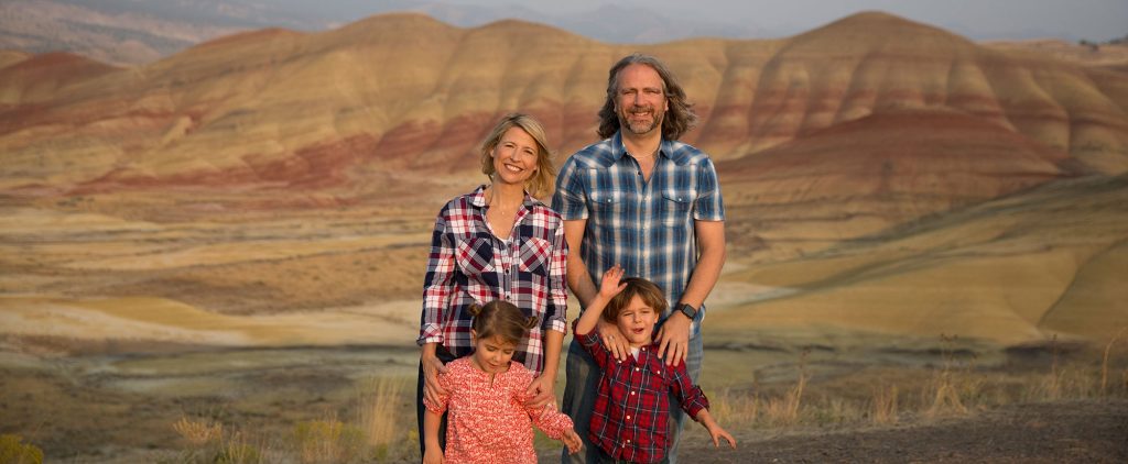 Samantha Brown With Her Children