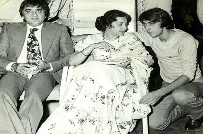 Sanjay Dutt With Father And Mother