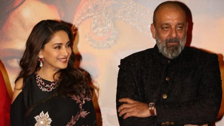 Sanjay Dutt With Madhuri Dixit