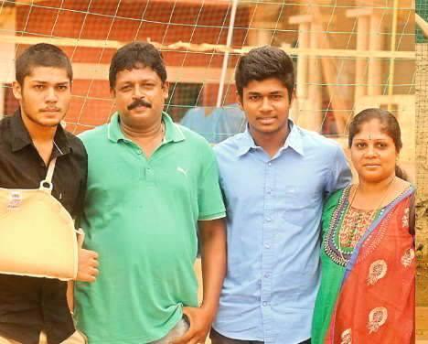 Sanju Samson With His Family