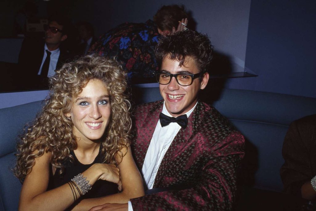 Sarah Jessica Parker With Robert Downey Jr. 