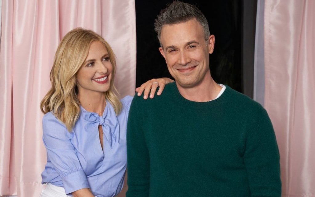 Sarah Michelle Gellar With Freddie Prinze Jr. 