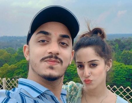 Sargun Kaur Luthra With Her Brother