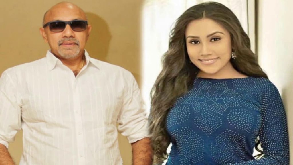 Sathyaraj With His Daughter