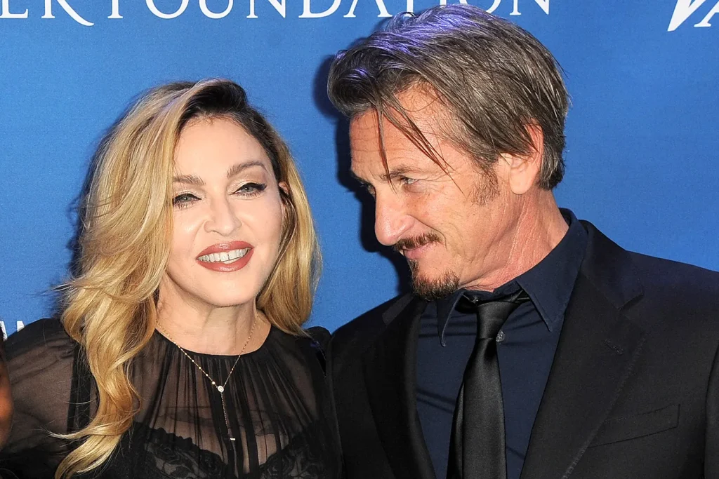 Sean Penn With Madonna