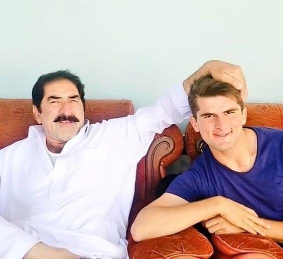 Shaheen Afridi With His Father