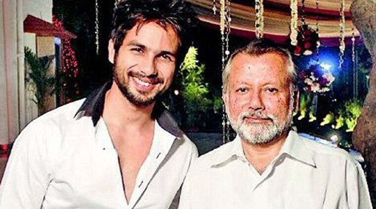 Shahid Kapoor With His Father