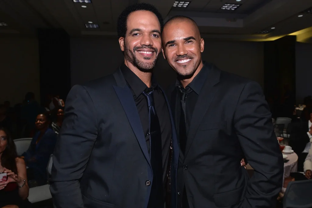 Shemar Moore With His Brother