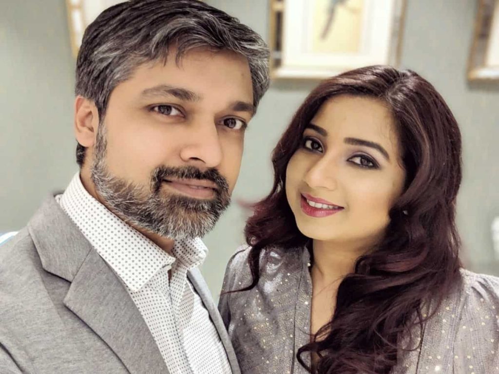 Shreya Ghoshal With Shiladitya Mukhopadhyaya