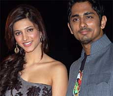 Shruti Hassan With Siddharth