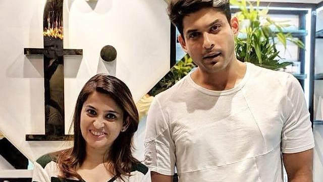 Sidharth Shukla With Smita Bansal