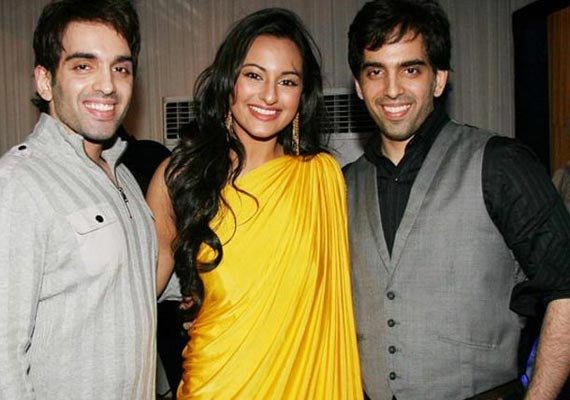 Sonakshi Sinha With Her Brother